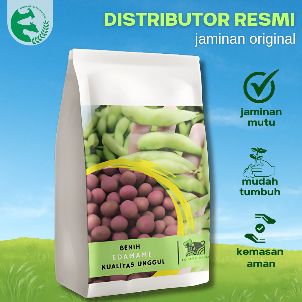 1 Kg Benih Edamame PREMIUM Kedelai Jepang Jumbo KOTAKU HIJAU Edamame Ryoko Lebat Manis Polong Besar
