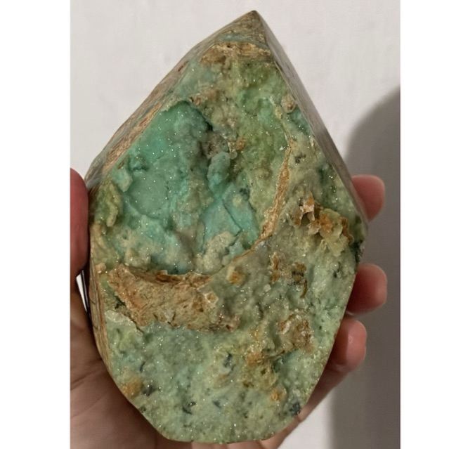 RARE  Amazonite Kristal Dust Sparkle, Pajangan Kristal, Batu Kristal alam asli, Batu alam Crystal cl