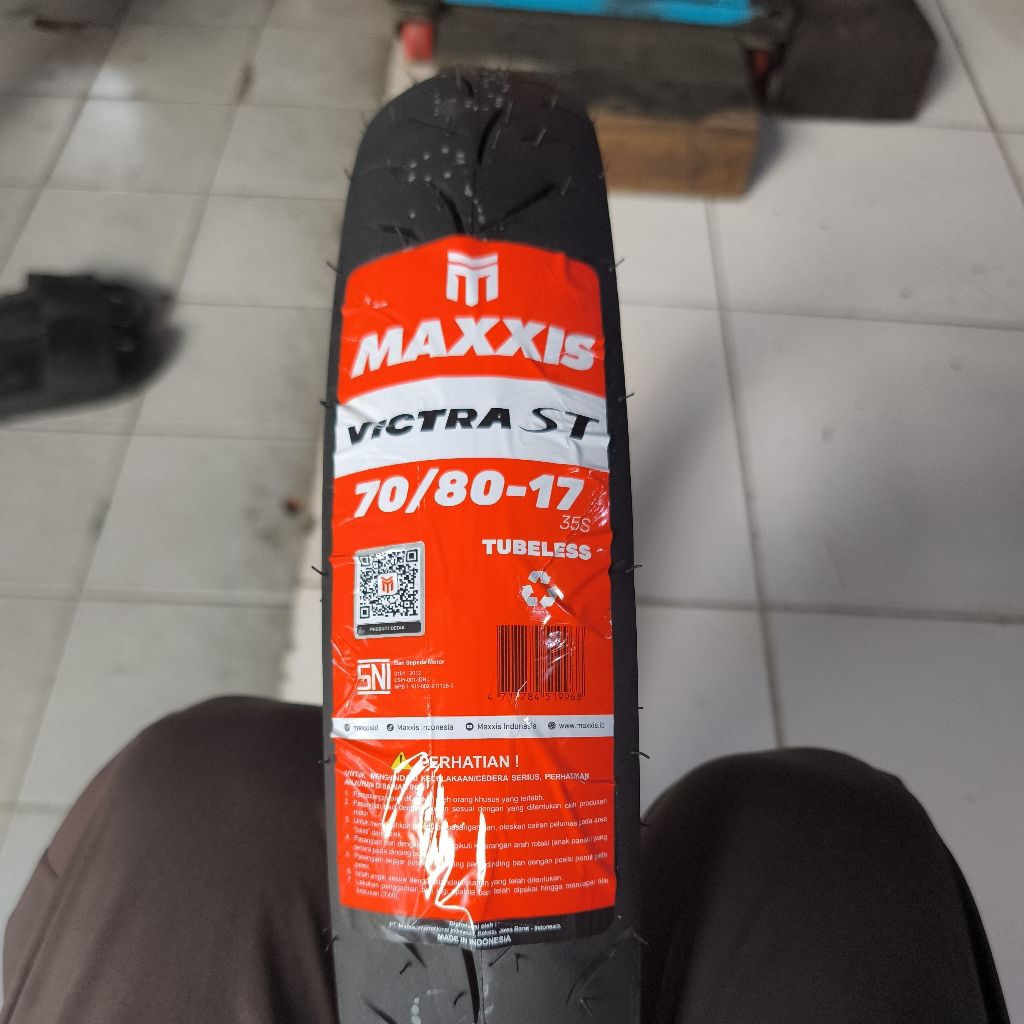 ( RING 17 CEK -VARIASI  ) BAN LUAR MOTOR Maxxis Victra ST 70/80-17 tubles ban terbaru dr Maxxis Indo