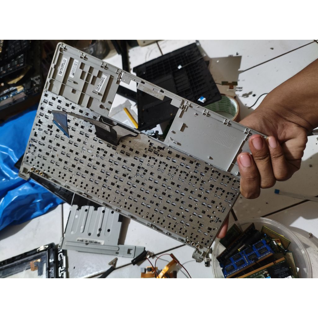 frame palmres atas notebook acer one 10 s100x ori