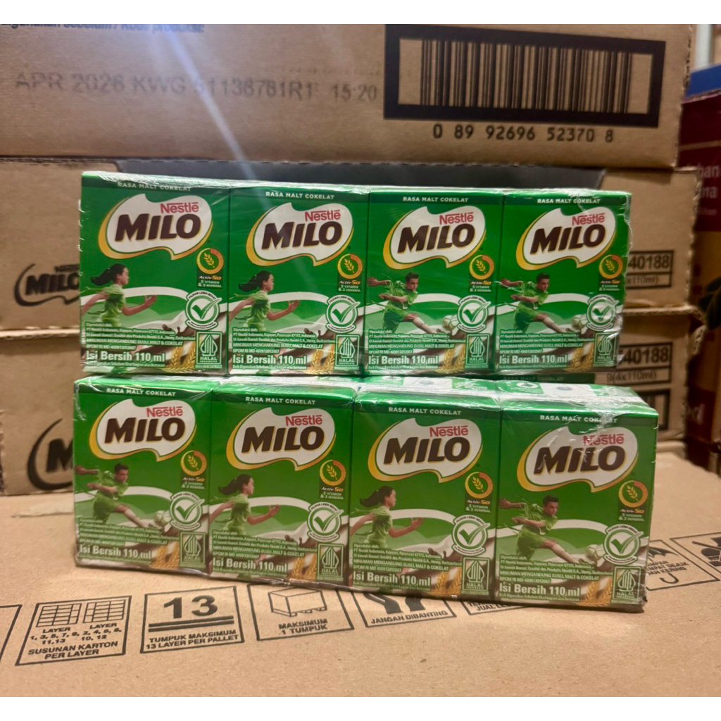 

Milo susu UHT multipack ( 4x110 ml ) ECER Per Pack
