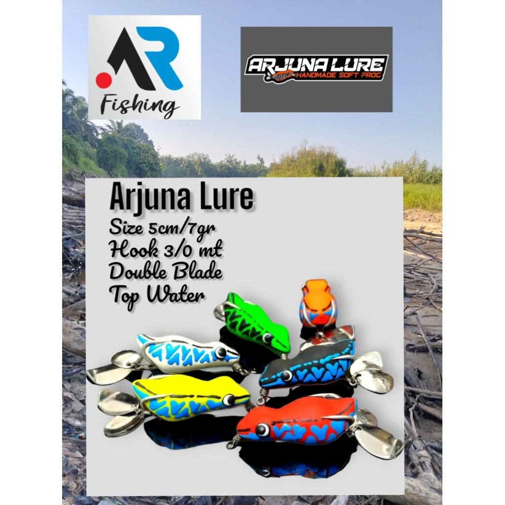 softrog arjuna lure [5 cm ] umpan casting gabus&toman