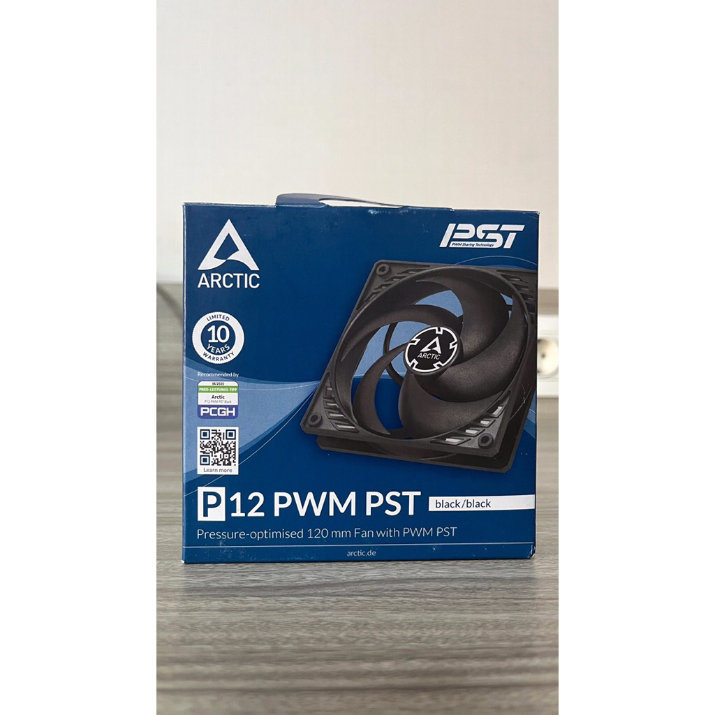 ARCTIC P12 SLIM PWM PST 120mm FAN - SINGLE FAN