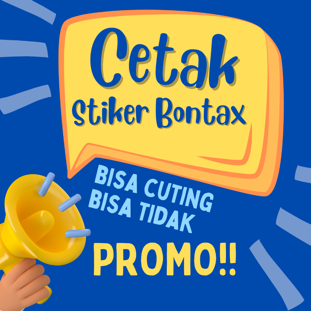 

Stiker Bontax Premium | Bisa Custom Desain Sendiri l Cetak Stiker Kemasan & Promosi l stiker glosy