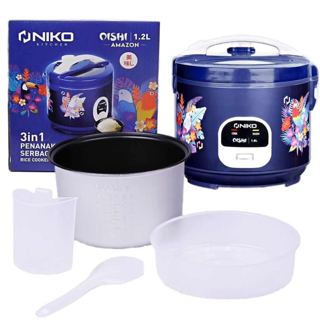 NIKO Rice Cooker 1.2 Liter Oishi Series Amazon