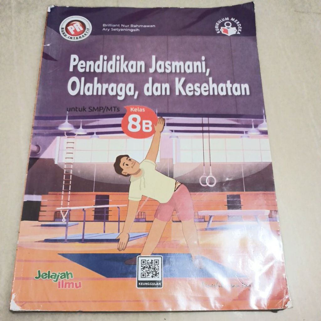 Buku Cetak PJOK kelas 8 Semester 2 Penerbit Intan Pariwara