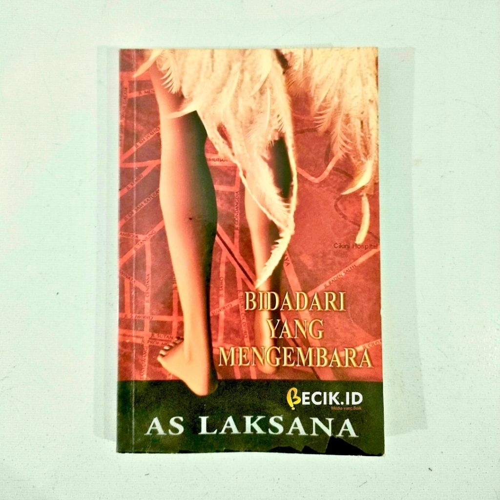Buku Bidadari yang Mengembara - AS Laksana | Cetakan Pertama Mei 2004 | Sastra Langka