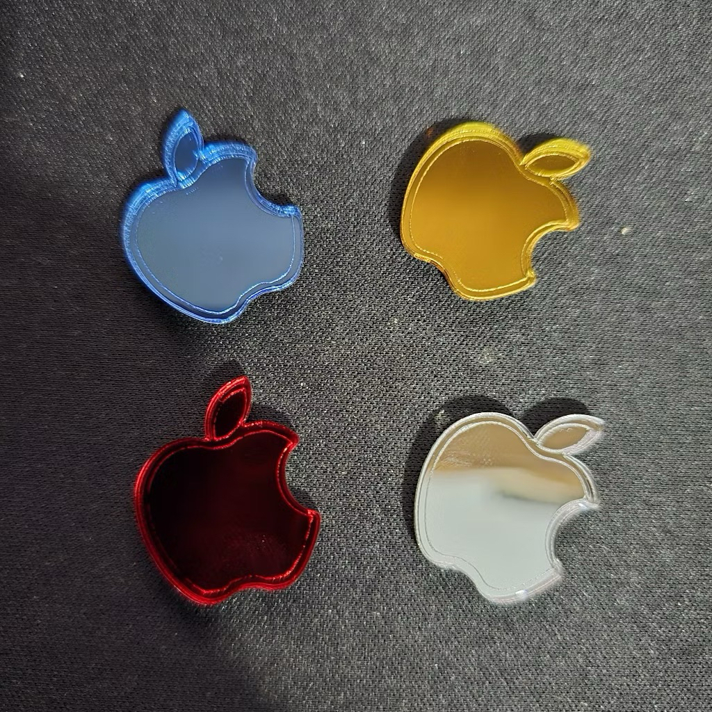Akrilik Apple Mini Untuk Hp 2,5 x 2 cm/Emblem Apple Mini Hp