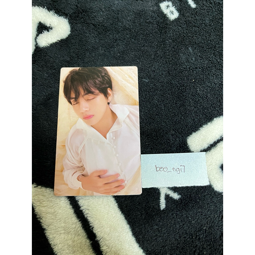 official photocard kim taehyung v taetae pc lys