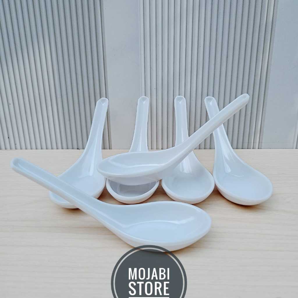 paket hemat 12pcs atau satu lusin   Sendok bubur  Sendok Melamine tebal dan kokoh