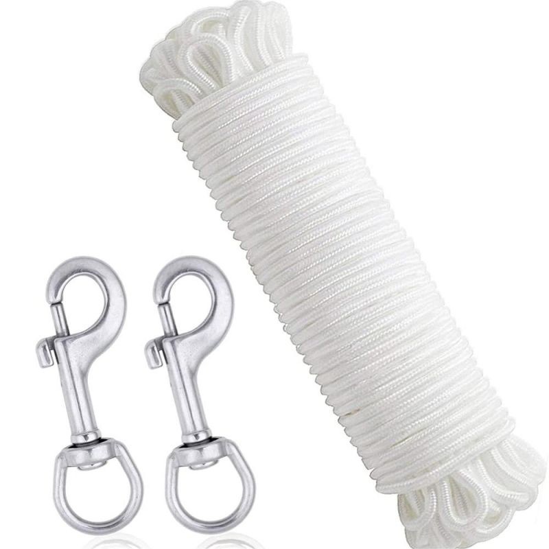 Tali Tiang Bendera 15meter Tali Tambang Kecil Diameter 8mm Tali Nilon Tali Bendera Upacara