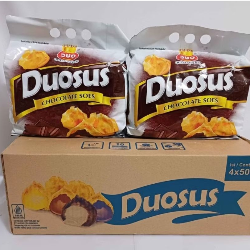 

500 Gram Duo Soes Cokelat Pack / Kue Soes Cokelat Lumer