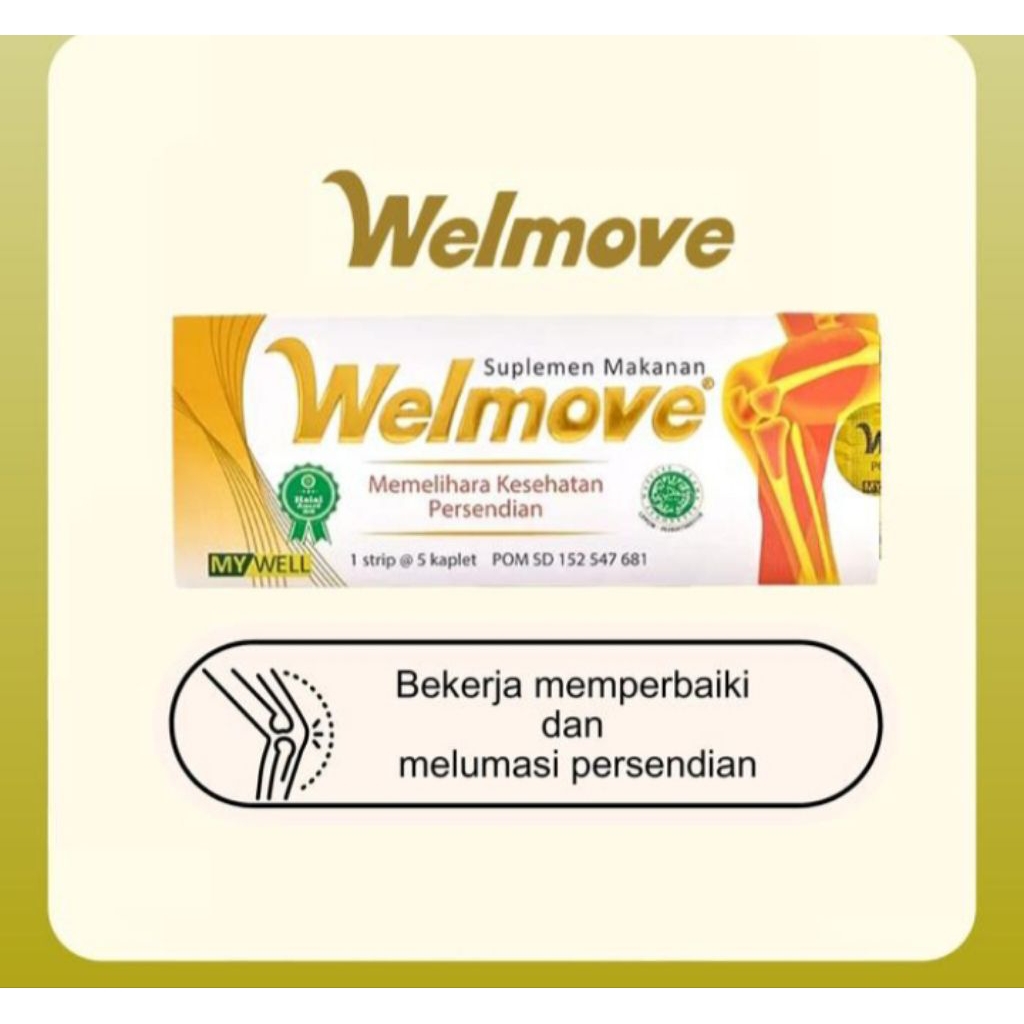 welmove obat persendian isi 5 kaplet