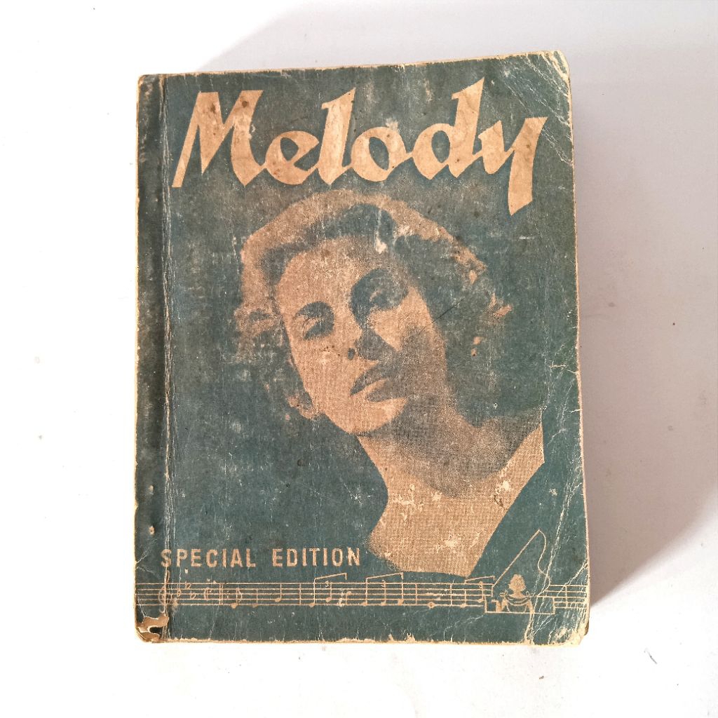 Antik Buku Musik Lagu Lama MELODY SPECIAL EDITION Th.1950an Utuh Komplit Langka Layak Koleksi