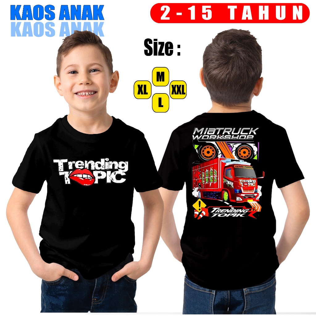 Kaos Truck Mania Trending Topic - Baju Truck Oleng - Nyaman dan adem Unisex