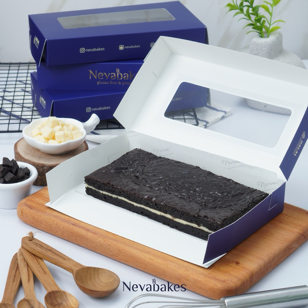 

Brownies GLUTEN FREE Stuffed Cream Cheese — NevaBakes