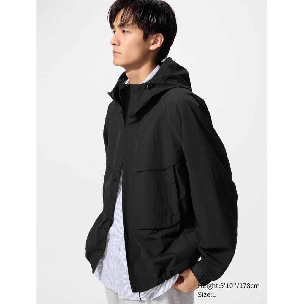 MEN / WOMEN Jaket Parka Tahan Angin (Water-Repellent) UNIQLO