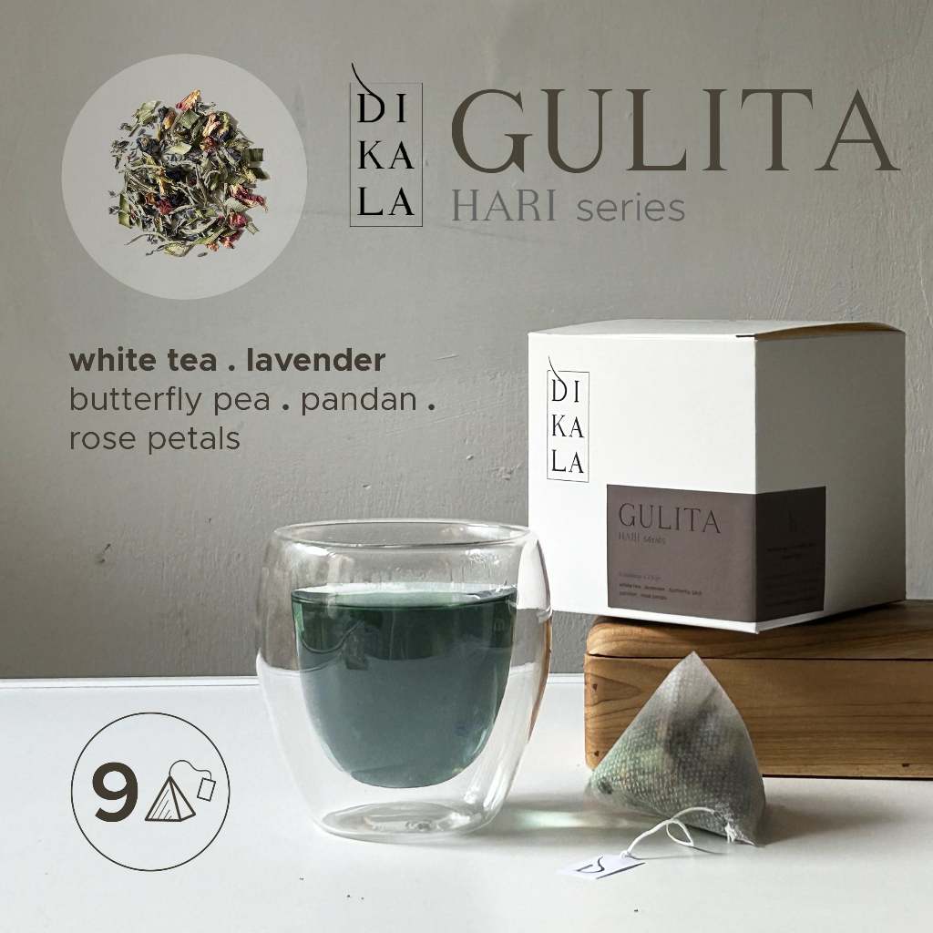 

DIKALA | GULITA (White Tea, Lavender, Butterfly Pea, Pandan, Rose Petals) | 9 Teabag
