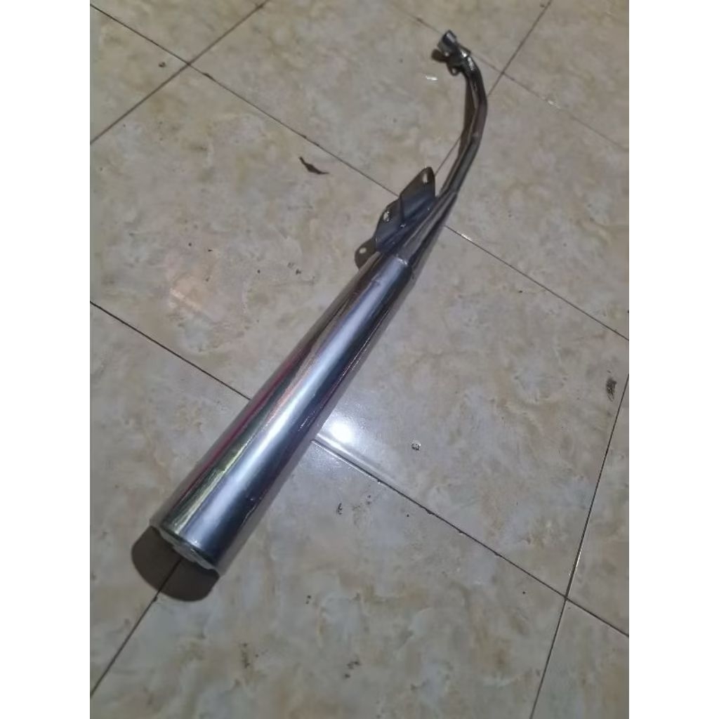 KNALPOT STANDART MOTOR HONDA SUPRA X LAMA SUPRA FIT TAHUN 1997-2003 MODEL ORIGINAL