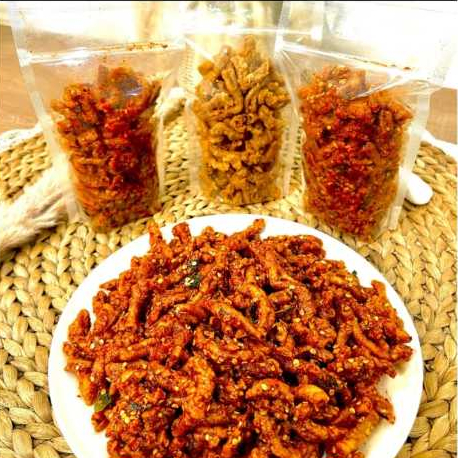 

500GR USUS AYAM CRISPY PEDAS GURIH DAUN JERUK BUMBU MELIMPAH