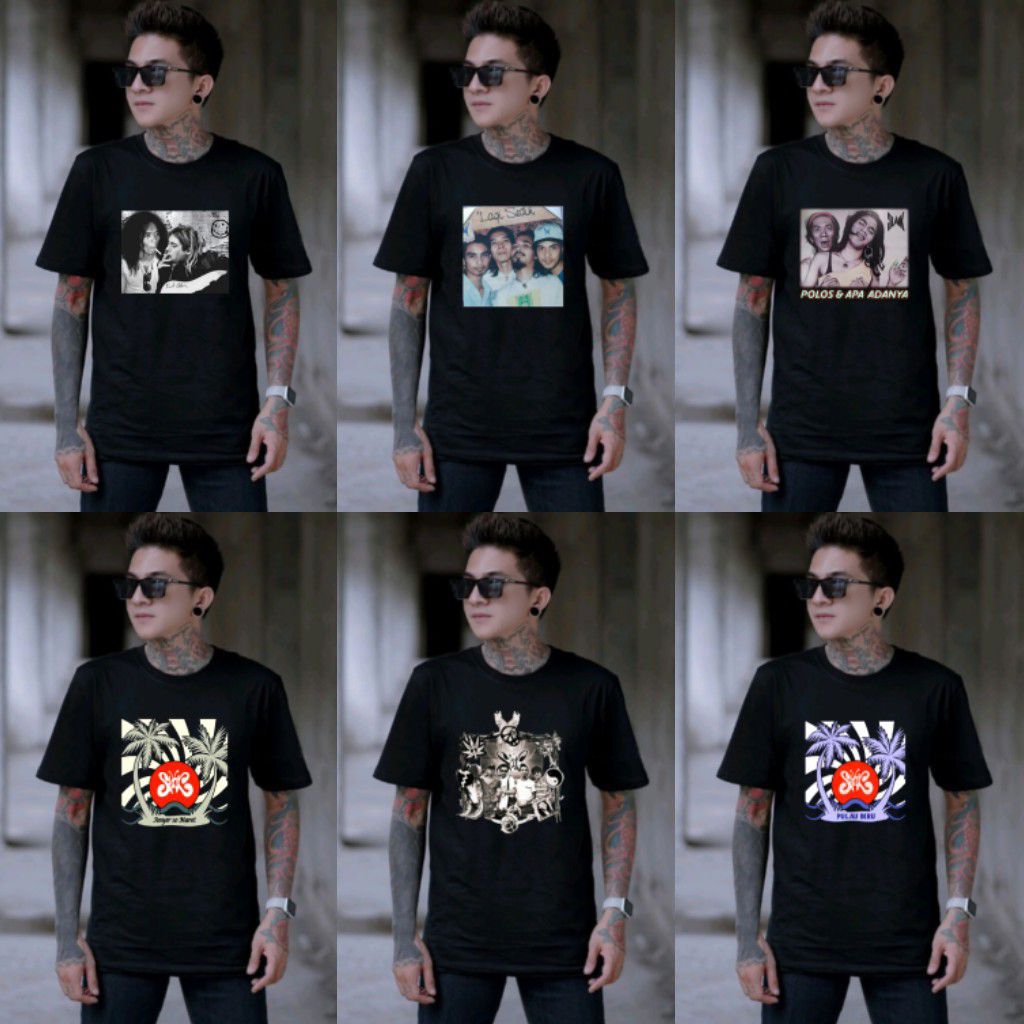 KAOS SLANK ALBUM SERIES // TSHIRT ALBUM SLANK SERIES // KAOS BAND ORIGINAL