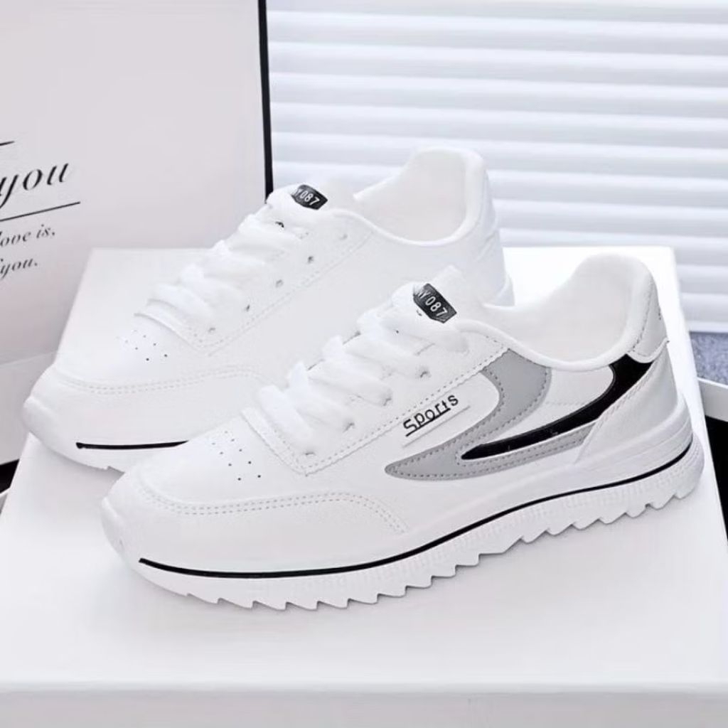 Sepatu Wanita Terbaru Sepatu Casual Kekinian Sepatu Wanita Putih