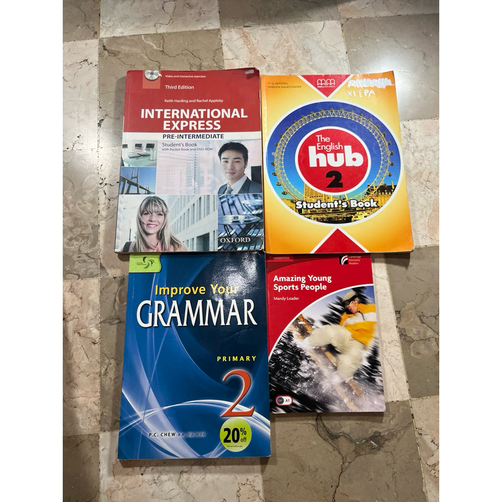 Buku International Express Pre-Intermediate, The English Hub 2 Students Book, Improve Grammar Primar