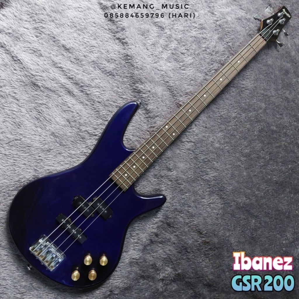 ibanez gio gsr200 bass elektrik original bass bekas