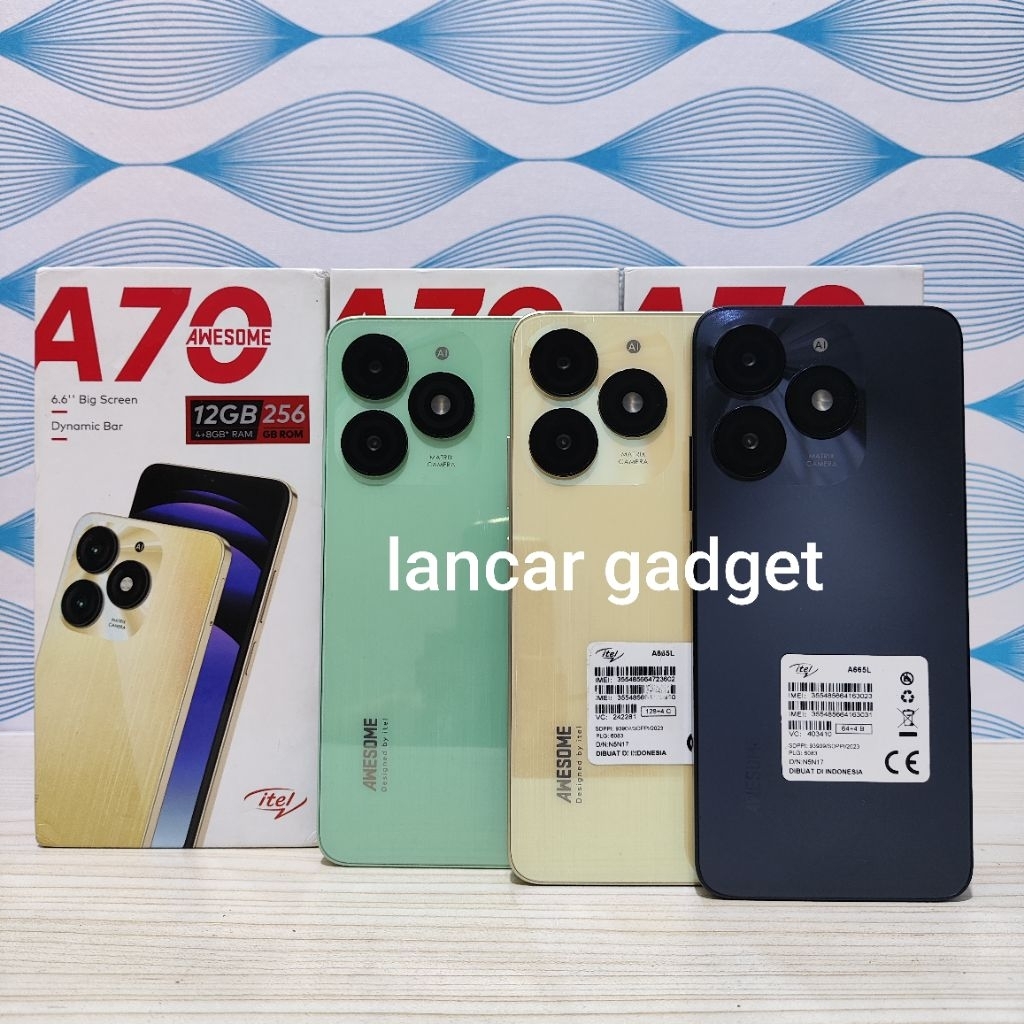 ITEL A70 3/128GB & 4/128GB & 4/256GB SECOND