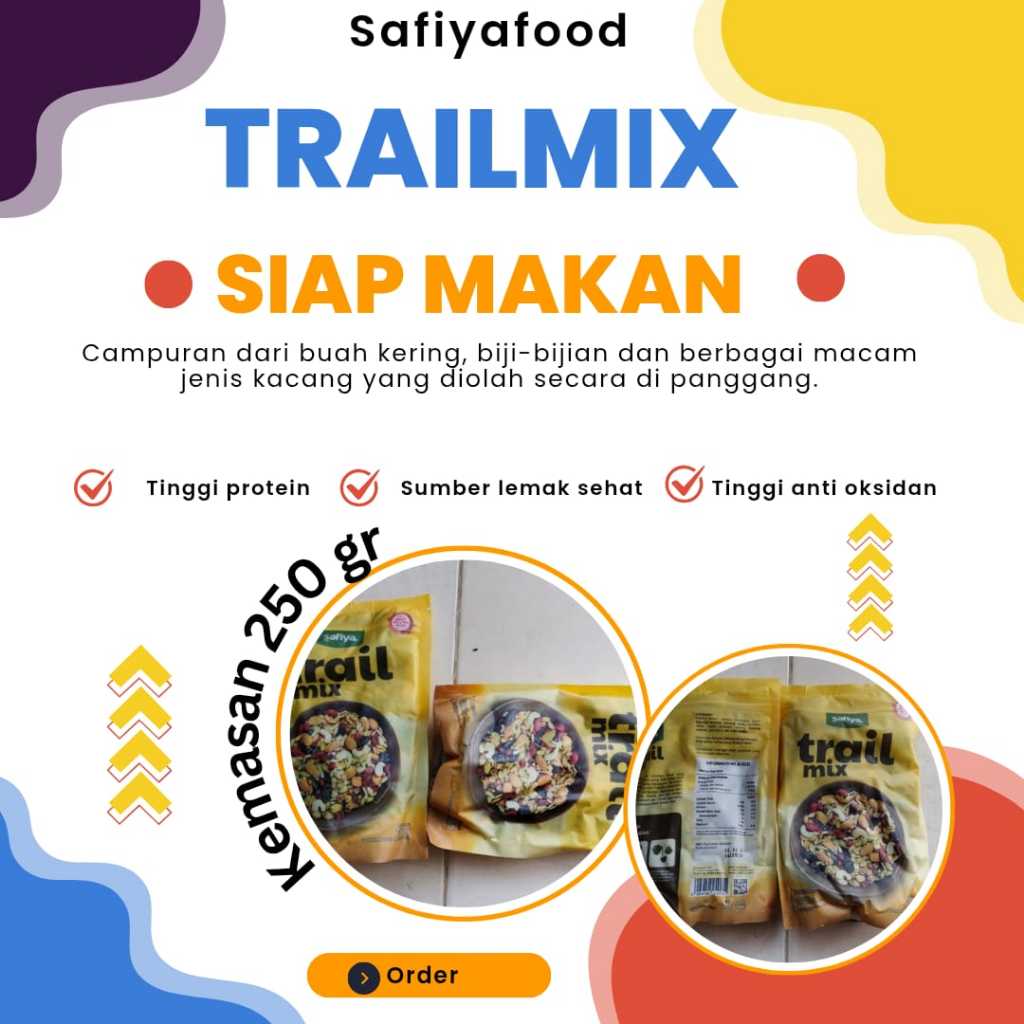 

Safiya Trail Mix Original 250 Gram Dried Fruit Seed Nut Roasted Premium