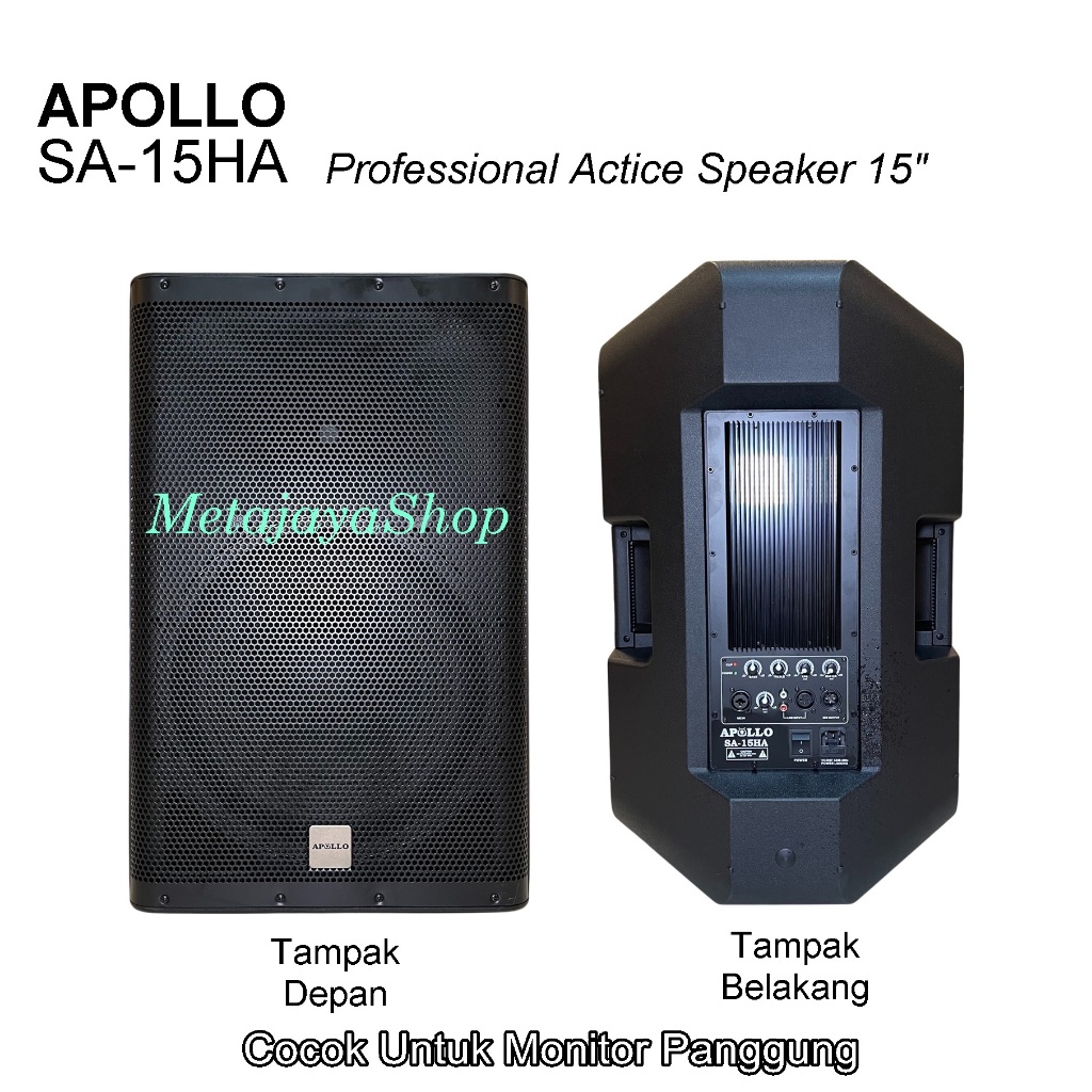 Speaker Active Apollo 15" SA15HA aktif speaker apollo sa 15ha