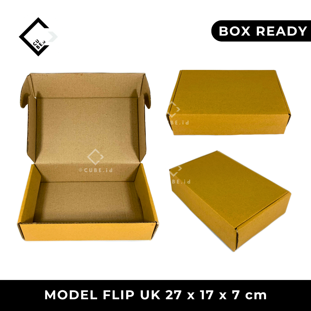 

DUS MODEL FLIP / CORRUGATED FLIP BOX uk 27x 17 x 7 cm