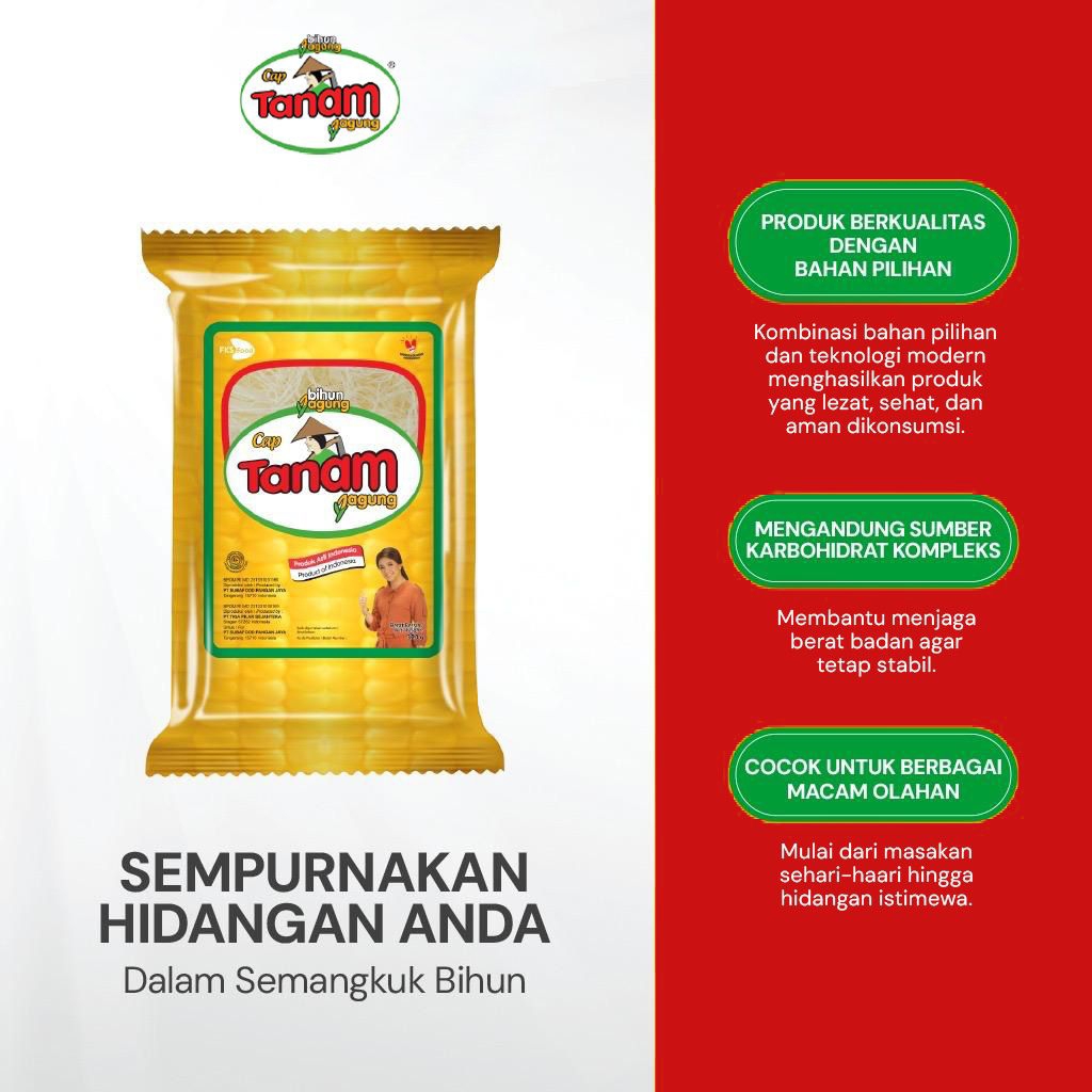 

Bihun Cap Tanam Jagung - 1 Bal - 10 Pcs - 320gr
