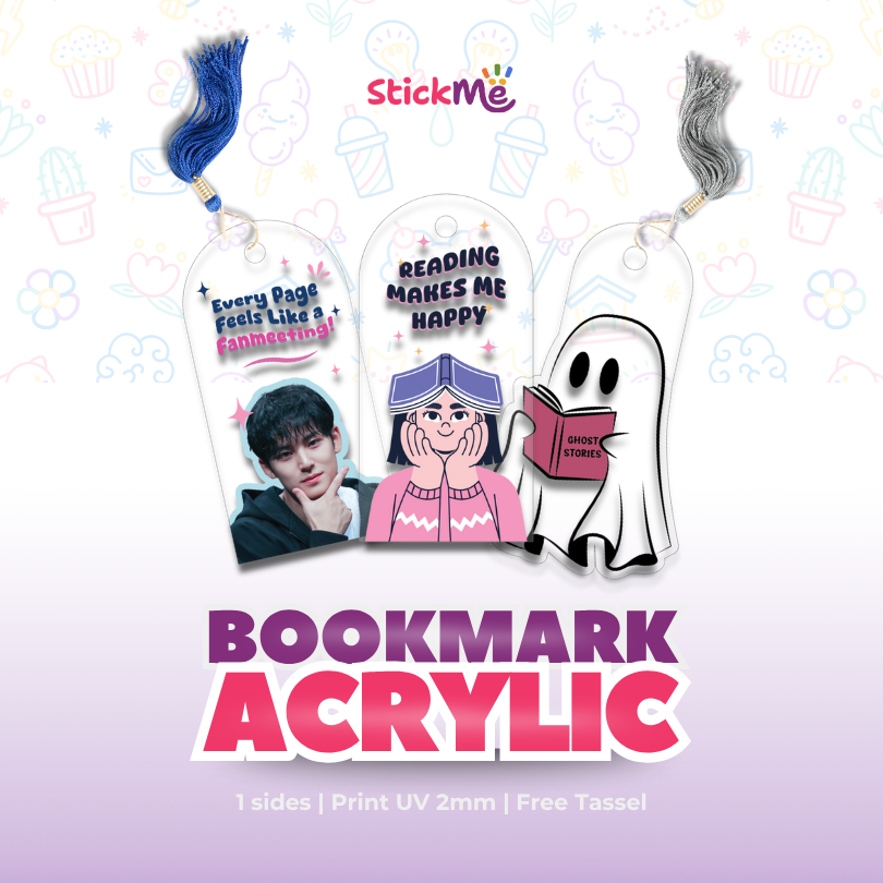 

Stickme Bookmark Acrylic Aesthetic K-Pop untuk Penanda Buku Setiap Halaman (Page) Anti Banting