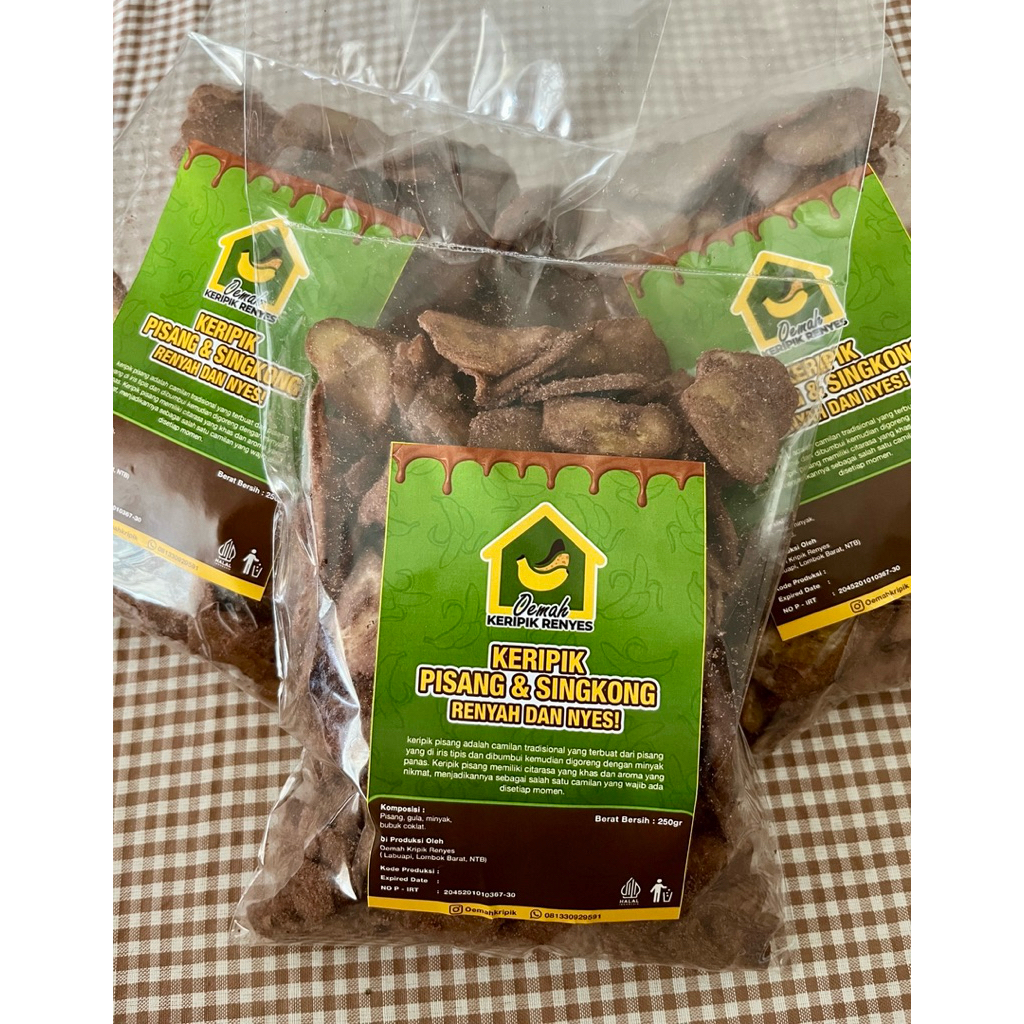

Oemah Keripik Pisang Coklat 250gr