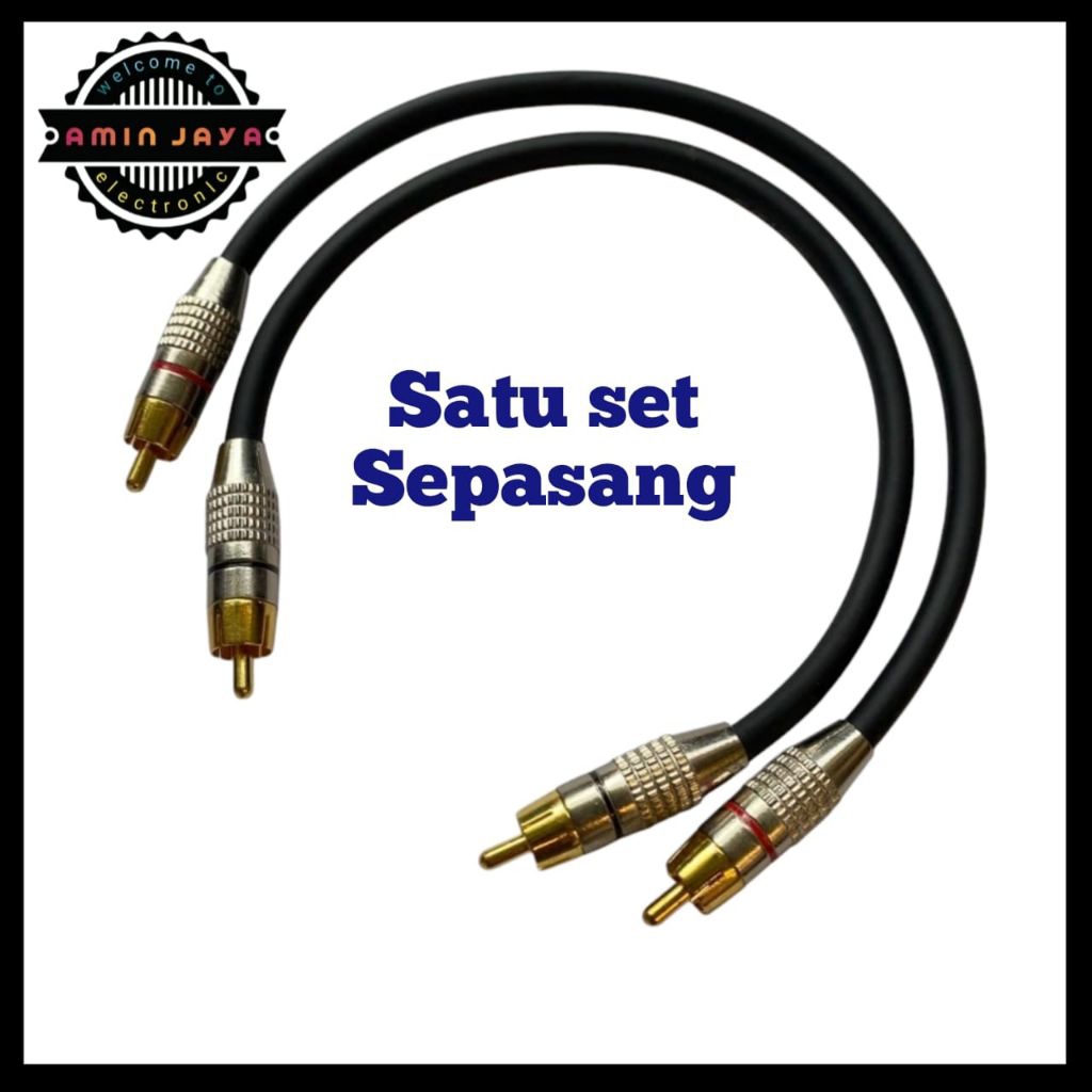 Kabel rca / kabel audio jack rca murah berkualitas