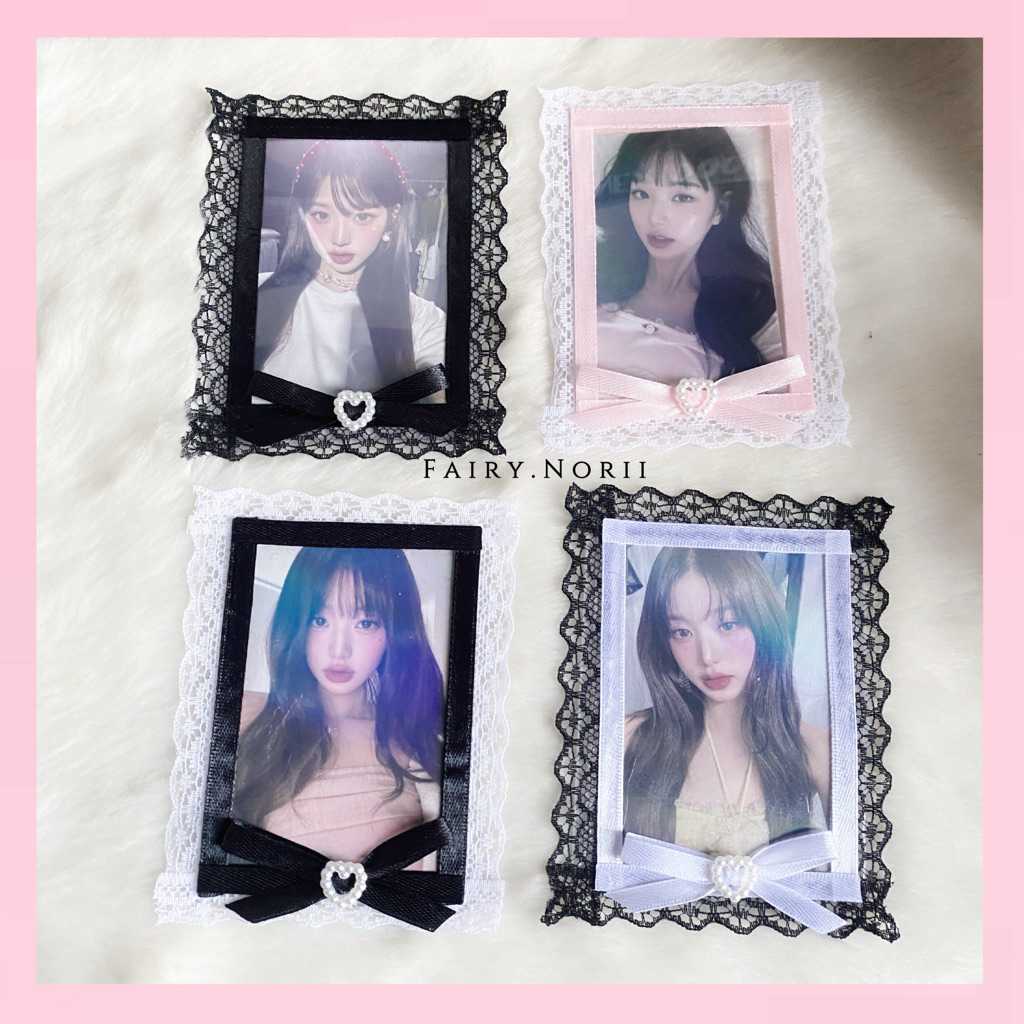 TOPLOADER DECO WITH LACE | PHOTOCARD DECO | TOPLOADER DECO KPOP
