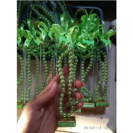 

(MIKA SAJA) Kotak Mika Souvenir Variasi Kemasan Tasbih