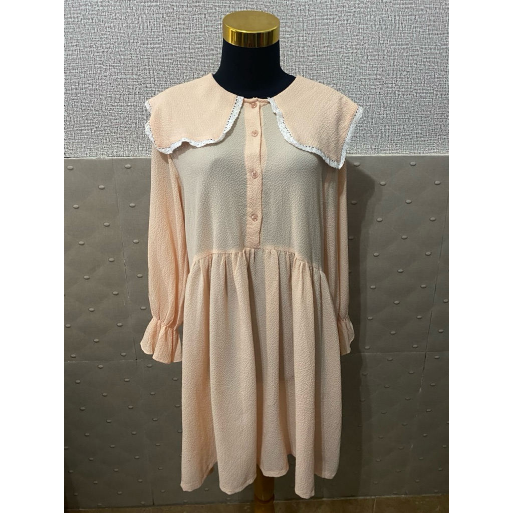 Aleeya Brand Blouse Daisy | Blouse Crinkle | Baju Blouse Wanita | Baju Crinkle Wanita (NEW)