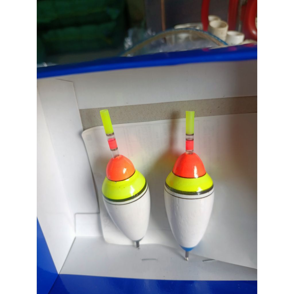 pelampung pancing kayu besar