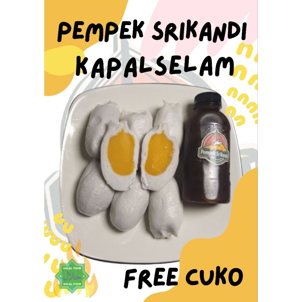 

PEMPEK KAPAL SELAM (bukan ukuran MINI) GRATIS CUKO TERLARIS KEMASAN VAKUM