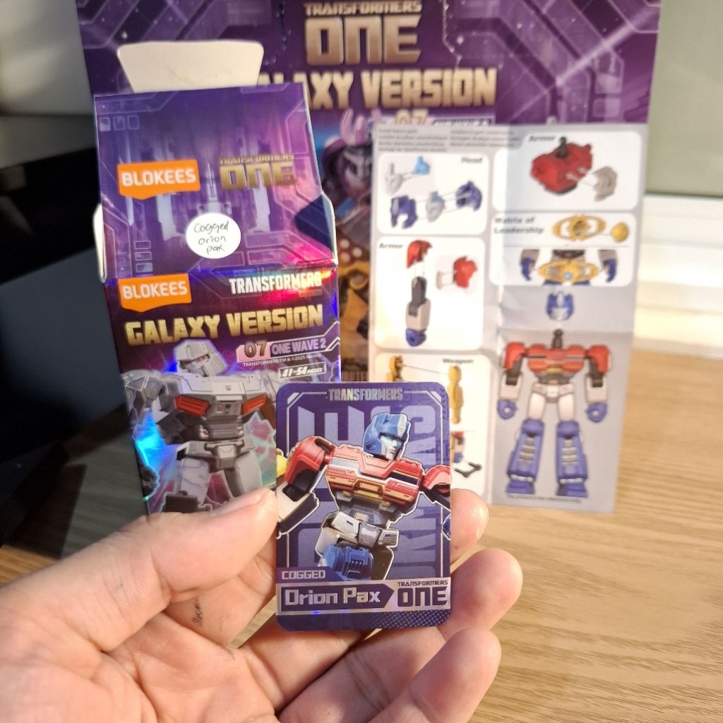 OFC  Orion Pax Cogged / Blokees Figur Galaxy Version Vol.07 Shattered Universe  / Fix Character