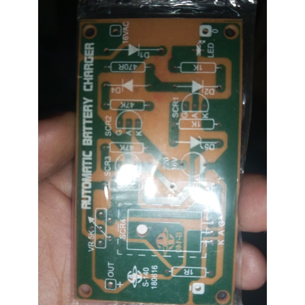 PCB charger aki otomatis cut dan charger power..