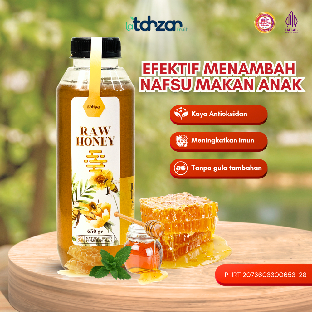 

Madu Murni Safiya 650 gr Madu Asli Multiflora Raw Honey Harum dan Kental Tanpa Gula Tambahan