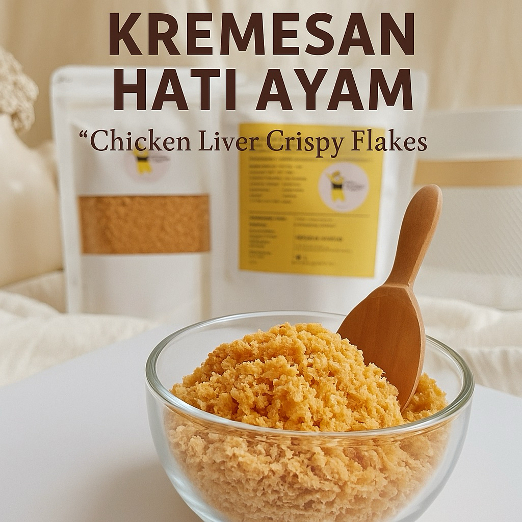 

KREMESAN HATI AYAM ORGANIK ( Camilan & Lauk Anak Super Kriuk)