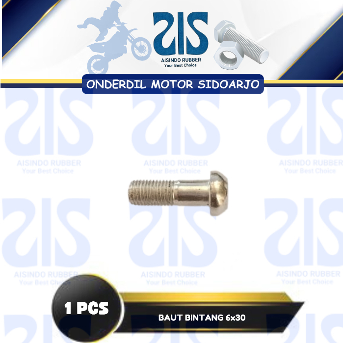 BAUT BINTANG 6x30 HARGA PER 1  PCS