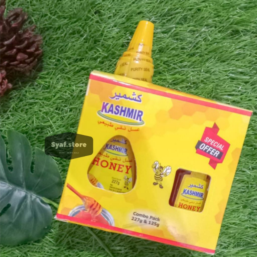 

Kashmir Honey | Madu Kashmir 227 Gr Free 125 Gr | COMBO PACK | Original Termurah