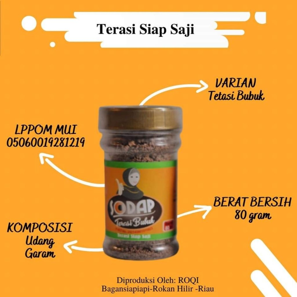 

Terasi Bubuk siap saji