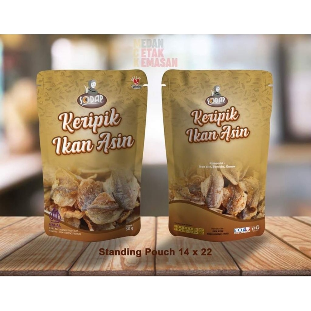 

keripik Ikan Asin gelama