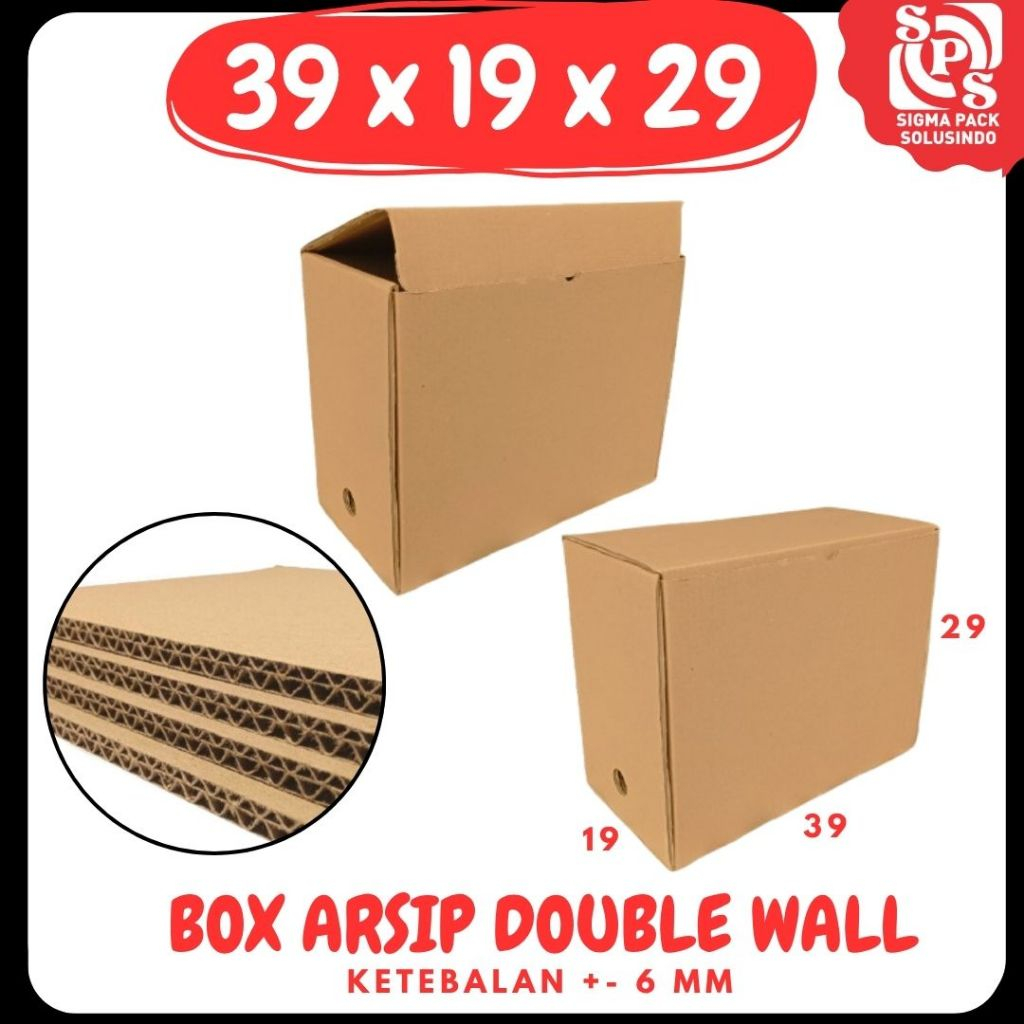 

Box Arsip Double Wall 39x19x29 Kardus Arsip Dus Packing/polos/File/filebox/arsipbox/box Dokumen